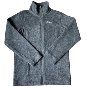 Columbia Charcoal Boys Fleece Jacket Size M 10-12